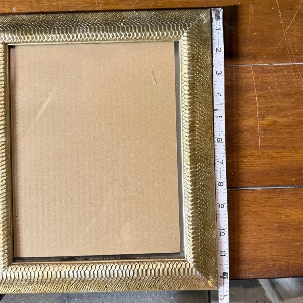 Parisian Homes Large Ornate Gold Snakeskin Frame